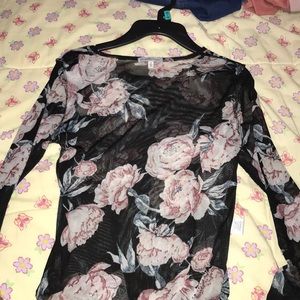 Flower print shirt